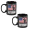 4th of July Saluting Veteran American Flag Reusable Ceramic Coffee Mug 12 oz.